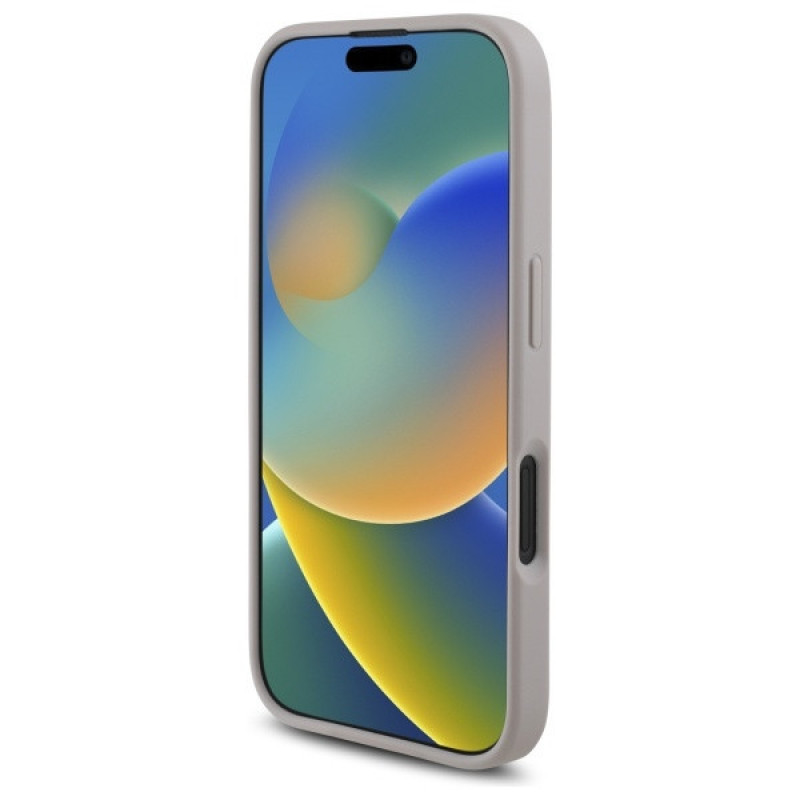 Guess GUHCP16S4GMGPI Apple iPhone 16 cietais maciņš 4G Big Logo, rozā