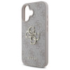 Guess GUHCP16S4GMGPI Apple iPhone 16 cietais maciņš 4G Big Logo, rozā