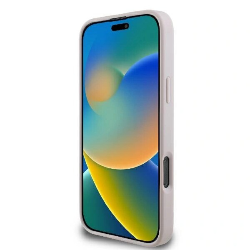 Guess GUHCP16L4GMGPI Apple iPhone 16 Pro cietais maciņš 4G Big Logo, rozā