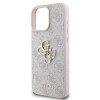 Guess GUHCP16L4GMGPI Apple iPhone 16 Pro cietais maciņš 4G Big Logo, rozā