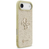 Guess Fixed Glitter Big 4G cietais maciņš Apple iPhone Air, zelta