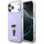 Karl Lagerfeld KLD22568 IML Aquarelle Karl & Choupette & Logo MagSafe vāciņš Apple iPhone 17 Pro Max, purpura