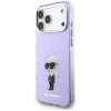 Karl Lagerfeld KLD22568 IML Aquarelle Karl & Choupette & Logo MagSafe vāciņš Apple iPhone 17 Pro Max, purpura