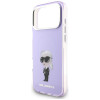 Karl Lagerfeld KLD22568 IML Aquarelle Karl & Choupette & Logo MagSafe vāciņš Apple iPhone 17 Pro Max, purpura