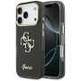 Guess GUE5344 IML 4G Script Metal ciets maciņš Apple iPhone 17 Pro Max, melns