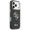 Guess GUE5344 IML 4G Script Metal ciets maciņš Apple iPhone 17 Pro Max, melns