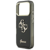 Guess GUE5344 IML 4G Script Metal ciets maciņš Apple iPhone 17 Pro Max, melns