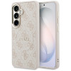 Guess GUE005375 4G Embossed Ring MagSafe cietais maciņš Samsung Galaxy S26+, rozā