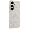 Guess GUE005375 4G Embossed Ring MagSafe cietais maciņš Samsung Galaxy S26+, rozā