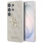 Guess GUE005337 4G Big Metal Logo cietais maciņš Samsung Galaxy S26 Ultra, rozā