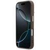 Guess 4G PU Triangle Logo & Stand Camera MagSafe maciņš Apple iPhone 18 Pro Max / 17 Pro Max, brūns