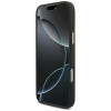 Guess 4G Big 4G Classic Logo Big Strap Metal Buttons vāciņš ar siksnu Apple iPhone 18 Pro / 17 Pro, melns