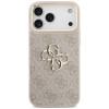 Guess 4G Big 4G Classic Logo Big Strap Metal Buttons maciņš ar siksniņu Apple iPhone 18 Pro Max / 17 Pro Max, rozā