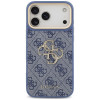 Guess 4G Big 4G Classic Logo Big Strap Metal Buttons aizsargapvalks ar siksniņu Apple iPhone 18 Pro Max / 17 Pro Max, zils