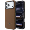 Mercedes-Benz Grill Pattern Leather MagSafe maciņš un karšu maka komplekts Apple iPhone 18 Pro Max / 17 Pro Max, camel