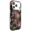Guess Blossom Roses Print MagSafe vāciņš Apple iPhone 18 Pro / 17 Pro, melns