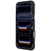Guess GUE005545 Grained Round Strass Logo MagSafe apvalks Apple iPhone 18 Pro / 17 Pro, bēšs