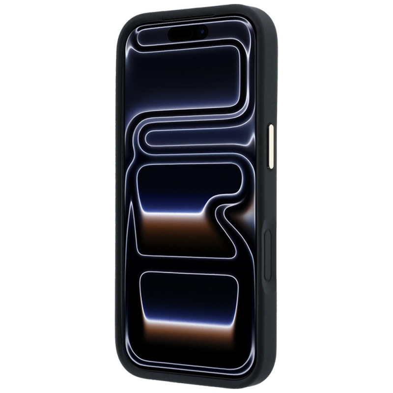 Guess Ring Stand 360 Grained Classic Logo MagSafe apvalks Apple iPhone 18 Pro / 17 Pro, melns
