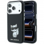 Karl Lagerfeld Smooth Choupette Sketch MagSafe vāciņš Apple iPhone 18 Pro Max / 17 Pro Max, melns
