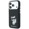 Karl Lagerfeld Smooth Choupette Sketch MagSafe vāciņš Apple iPhone 18 Pro Max / 17 Pro Max, melns