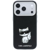Karl Lagerfeld Smooth Choupette Sketch MagSafe vāciņš Apple iPhone 18 Pro Max / 17 Pro Max, melns