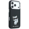 Karl Lagerfeld Smooth Choupette Sketch MagSafe vāciņš Apple iPhone 18 Pro Max / 17 Pro Max, melns