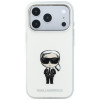 Karl Lagerfeld IML Ikonik Sketch Print MagSafe vāciņš Apple iPhone 18 Pro Max / 17 Pro Max, bēšs (KLD22794)