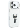 Karl Lagerfeld IML Ikonik Sketch Print MagSafe vāciņš Apple iPhone 18 Pro Max / 17 Pro Max, bēšs (KLD22794)