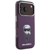Karl Lagerfeld IML Ikonik Sketch Print MagSafe vāciņš Apple iPhone 18 Pro / 17 Pro, Burgundy