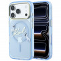 Karl Lagerfeld Script Logo MagSafe vāciņš Apple iPhone 18 Pro / 17 Pro, gaiši zils