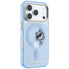 Karl Lagerfeld Peekaboo Logo MagSafe vāciņš Apple iPhone 18 Pro Max / 17 Pro Max, zils