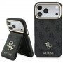 Guess 4G apvalks ar maku, MagSafe, priekš Apple iPhone 18 Pro / 17 Pro, melns