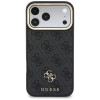 Guess 4G apvalks ar maku, MagSafe, priekš Apple iPhone 18 Pro Max / 17 Pro Max, melns