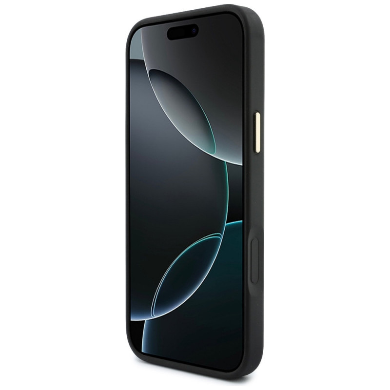 Guess 4G apvalks ar maku, MagSafe, priekš Apple iPhone 18 Pro / 17 Pro, brūns