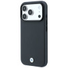BMW Kevlar Metal Logo MagSafe vāciņš Apple iPhone 18 Pro / 17 Pro, antracīta
