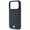 BMW Kevlar Metal Logo MagSafe vāciņš Apple iPhone 18 Pro / 17 Pro, antracīta