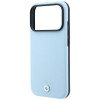 BMW Kevlar Metal Logo MagSafe vāciņš Apple iPhone 18 Pro Max / 17 Pro Max, zils