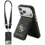 Guess 4G apvalks ar maku un auklu, MagSafe, Apple iPhone 18 Pro / 17 Pro, brūns