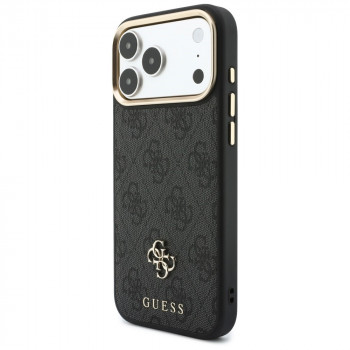 Guess 4G apvalks ar maku un auklu, MagSafe, Apple iPhone 18 Pro / 17 Pro, brūns