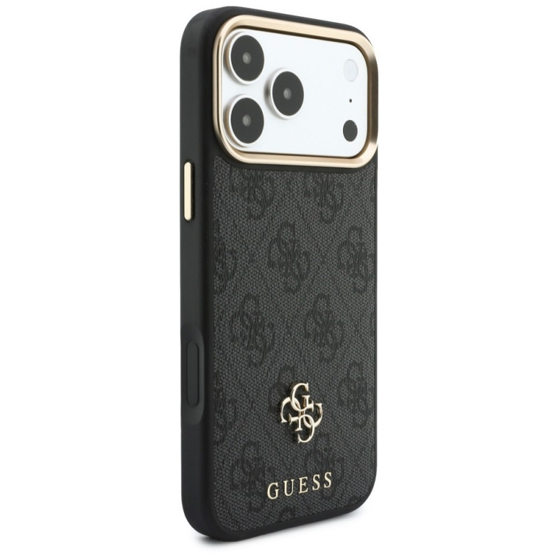 Guess 4G apvalks ar maku un auklu, MagSafe, Apple iPhone 18 Pro / 17 Pro, brūns