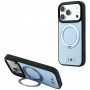 BMW Kevlar Ring Stand 360 MagSafe vāciņš Apple iPhone 18 Pro Max / 17 Pro Max, zils