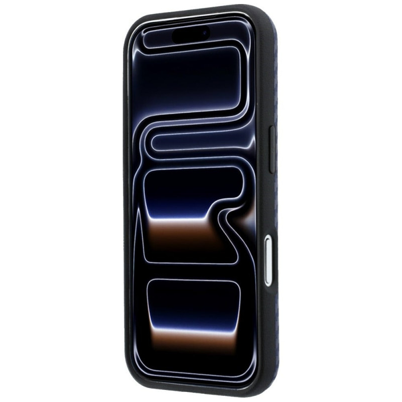 BMW M Carbon Printed Ring MagSafe futrālis Apple iPhone 18 Pro Max / 17 Pro Max, tumši zilā krāsā