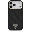Guess 4G Triangle Logo MagSafe vāciņš Apple iPhone 18 Pro Max / 17 Pro Max, melns zelts