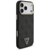Guess 4G Triangle Logo MagSafe vāciņš Apple iPhone 18 Pro Max / 17 Pro Max, melns zelts