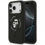 Karl Lagerfeld silikona Karl&Choupette Ring MagSafe vāciņš Apple iPhone 18 Pro Max / 17 Pro Max, melns