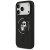Karl Lagerfeld silikona Karl&Choupette Ring MagSafe vāciņš Apple iPhone 18 Pro Max / 17 Pro Max, melns