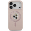 Karl Lagerfeld Silicone Karl&Choupette Ring MagSafe vāciņš Apple iPhone 18 Pro / 17 Pro, melns
