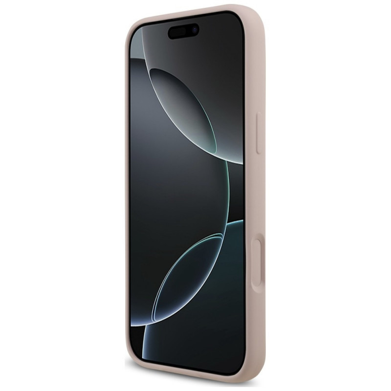 Karl Lagerfeld silikona Karl&Choupette Ring MagSafe vāciņš Apple iPhone 18 Pro Max / 17 Pro Max, rozā