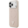 Guess Triangle Logo MagSafe vāciņš Apple iPhone 18 Pro Max / 17 Pro Max, rozā