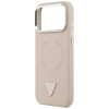 Guess Triangle Logo MagSafe vāciņš Apple iPhone 18 Pro Max / 17 Pro Max, rozā